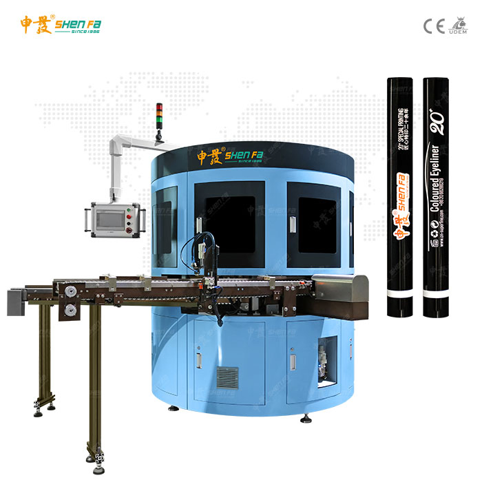 3 Color Fully Servo Automatic Screen Printing/Hot Stamping Machine for Pen Barrels