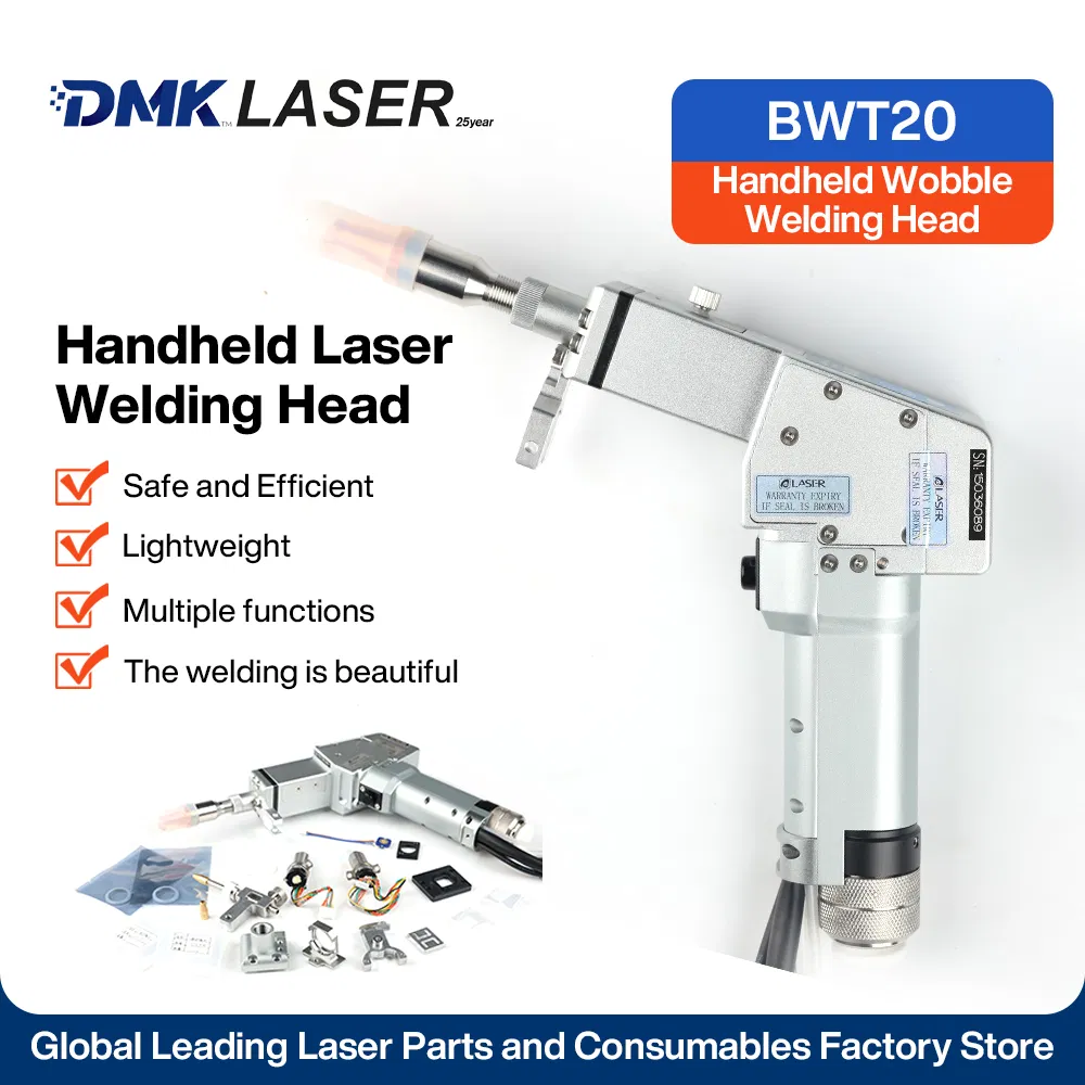 DMK Handheld Wobble Welding Head SUP-23T Handheld Puls Fiber Laser Welding Head Laser Gun for Fiber Laser Welding Machine