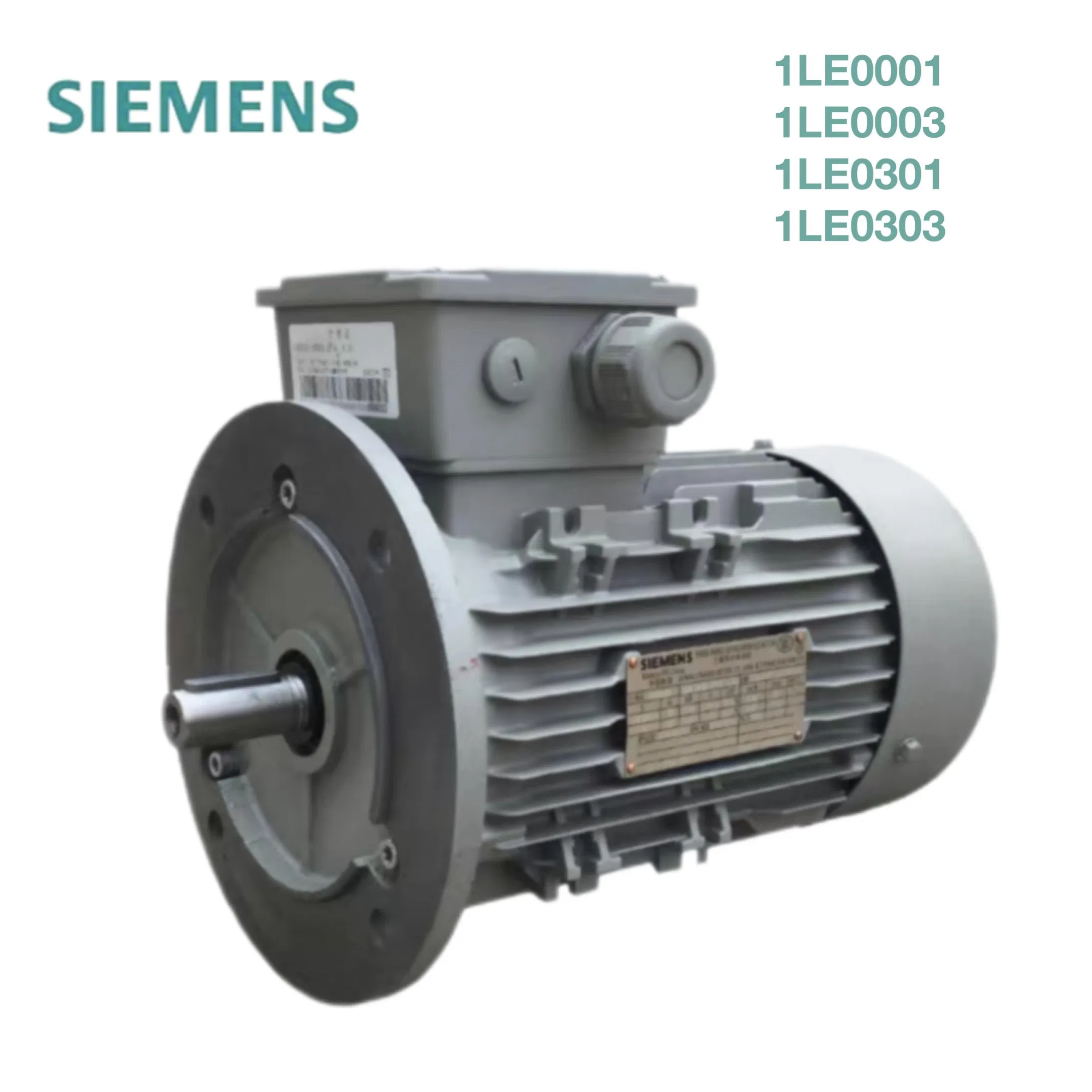 Siemens 1LE0 3-Phase Asynchronous Motor with Durable Iron/Aluminum Housing