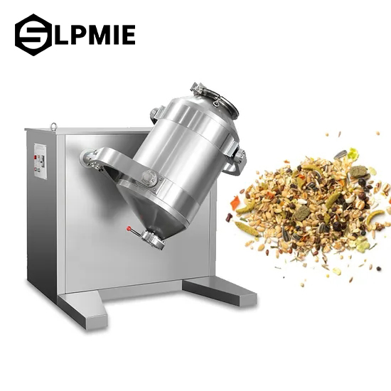3D Motion Wet Dry Powder Granule Mixing Equipment Food Chemical Agriculture Mixer Machine