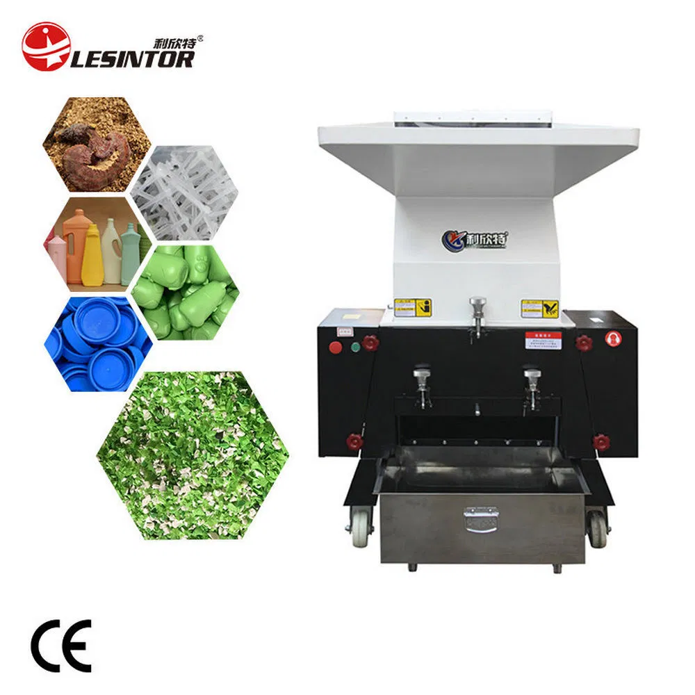 4 Fixed Blade Powerful Plastic Crusher Recycling Machine for Soy Sauce Buckets