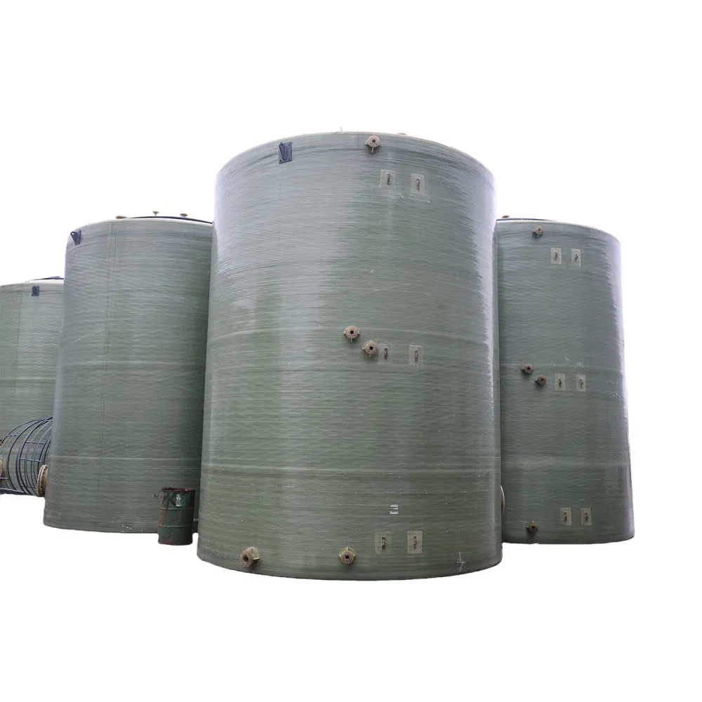 FRP Sulfuric Acid Storage Container Tanks & Vessels Horizontal FRP Tank
