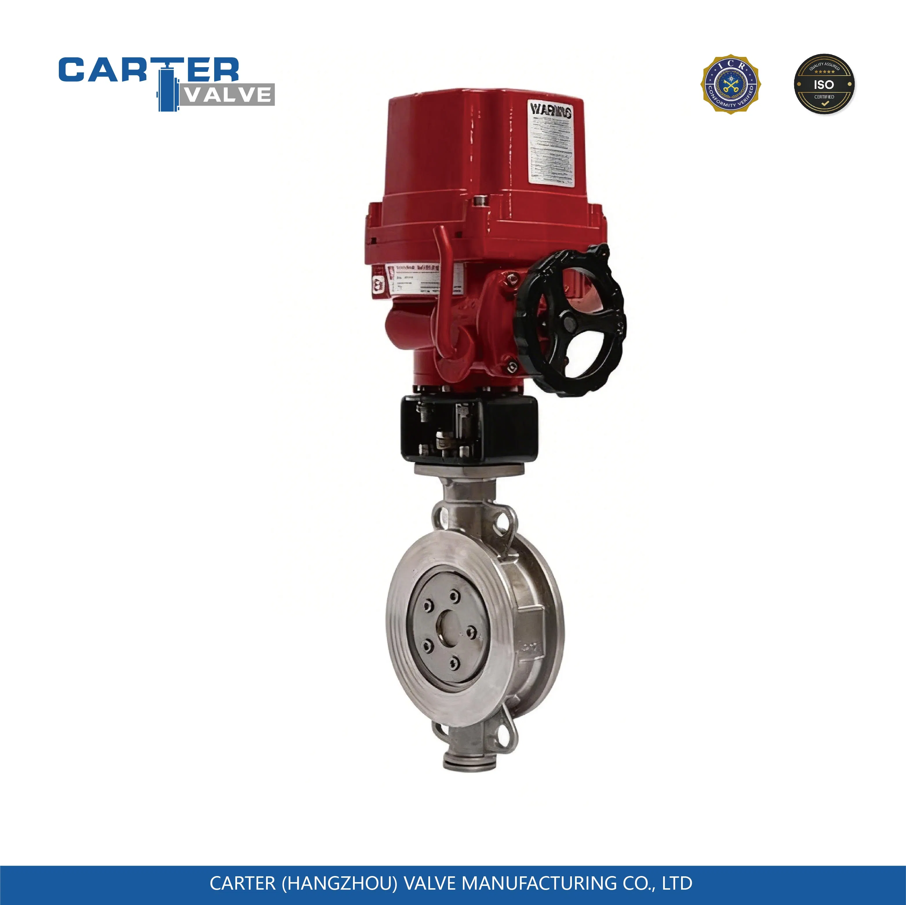 Electric Hard Seal Triple Eccentric Flange Clamp Welding Carbon Steel Stainless Steel American Standard Butterfly Valve