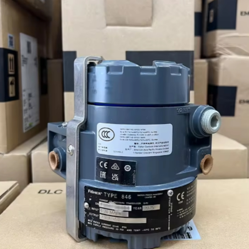 High Precision Fisher 846 Electro-Pneumatic Transducer for Control Valve Actuator