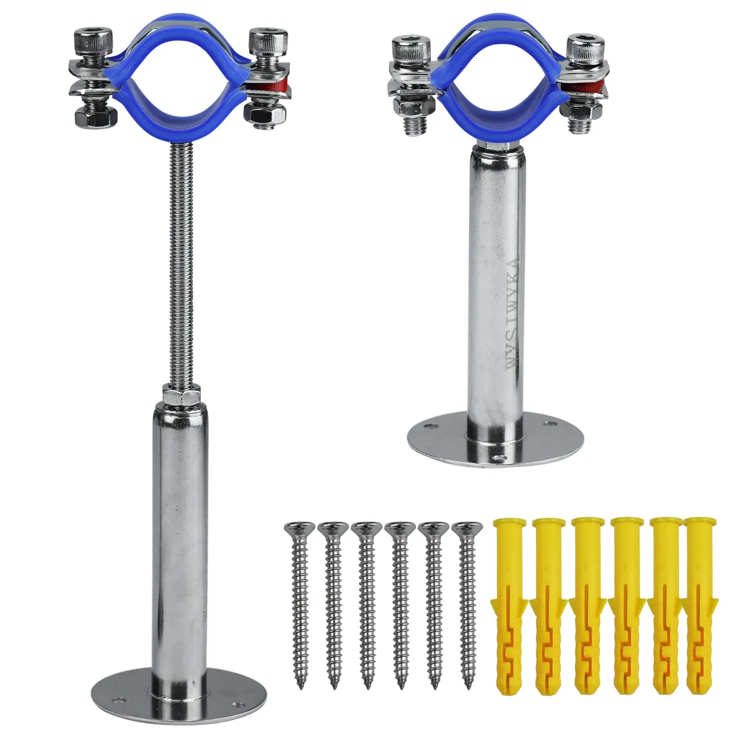 Supporto per tubo SS304 con piastra, staffa e morsetto per tubo