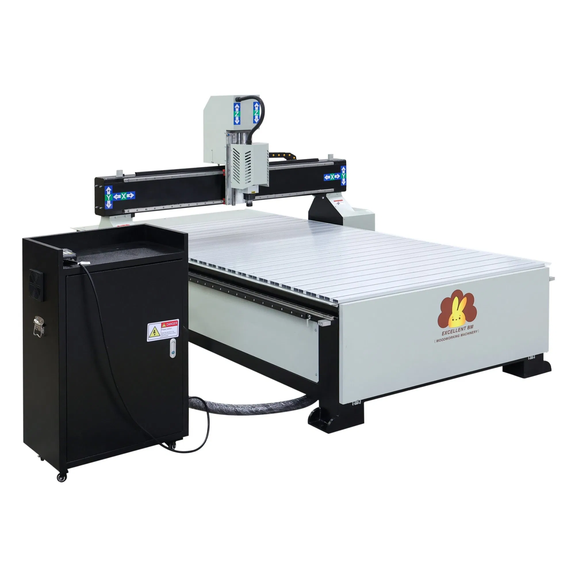 200mm Single-Spindle Aluminum Table CNC Router for Advertising Signage