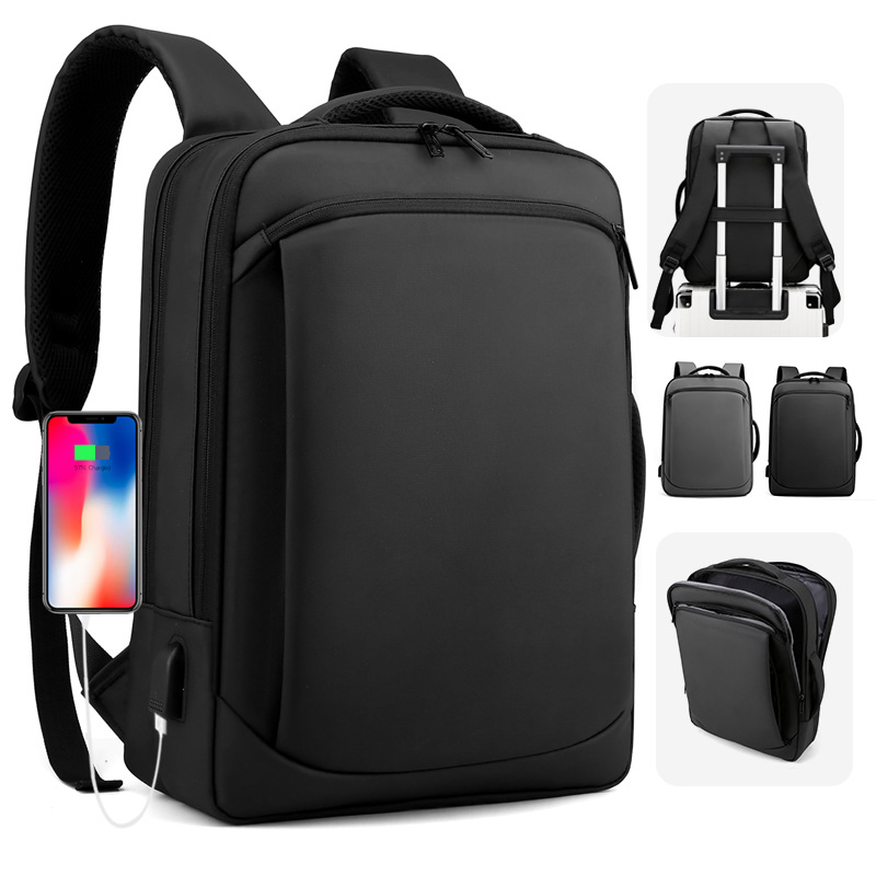 Anti-Theft Travel Laptop Backpack with USB Charging Port Multi-Functional Rucksack