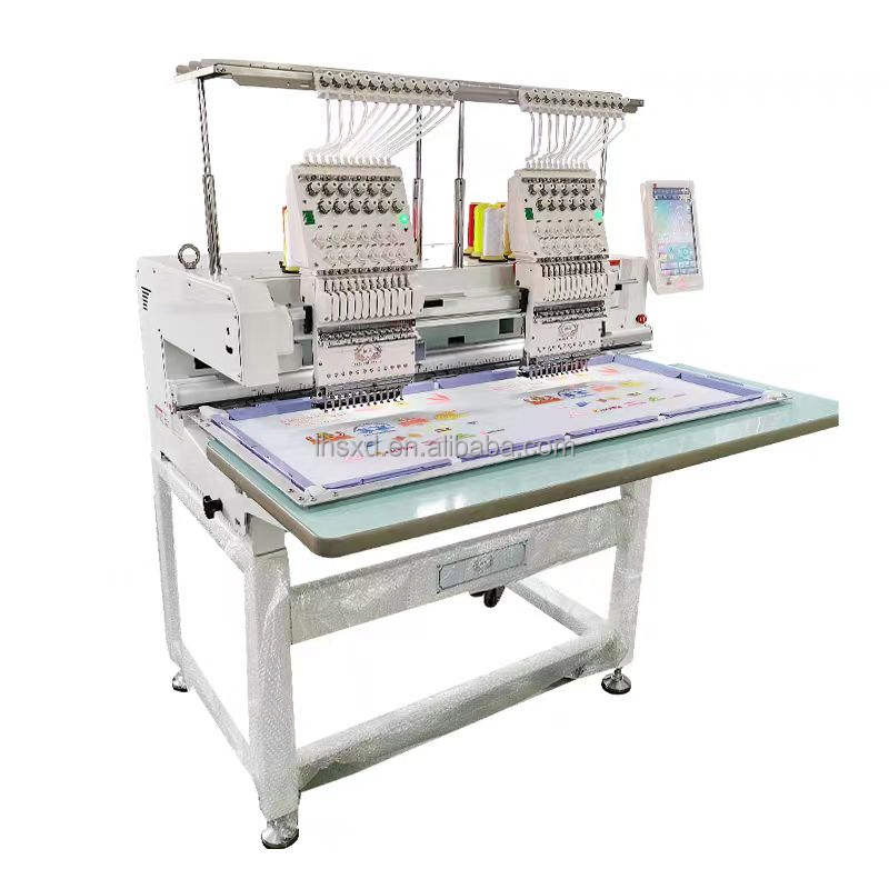 High Quality Fully Automatic Household Commercial Double Head Computerized Embroidery Machine