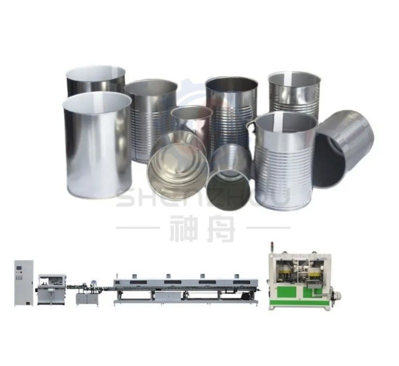 Fully Automatic Round and Square Can Making Plant, Custom Molds Available