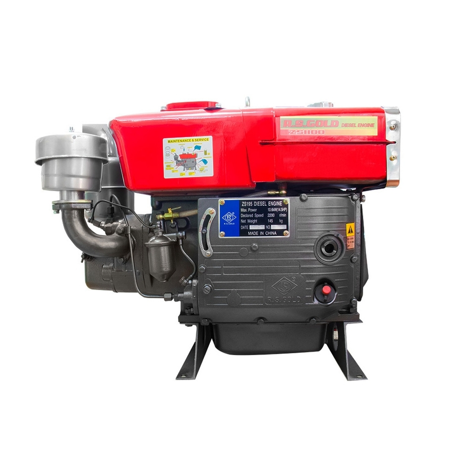 Zs195 Diesel Engine Monocilindrico ad Alto Rapporto di Compressione
