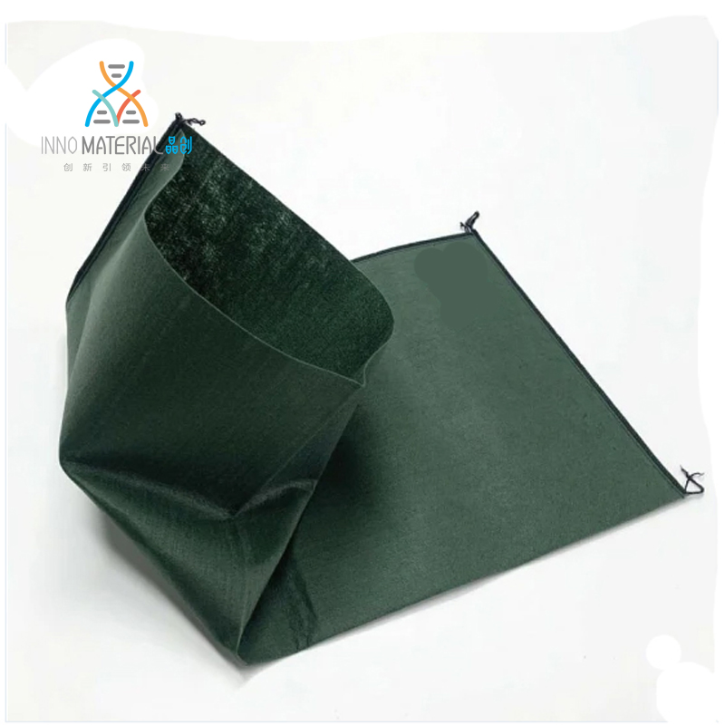 Black/White/Green Polypropylene/Polyester Geobag for Slope Protection