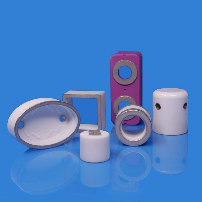 Al2O3 Ceramiche di ossido di alluminio con metallizzazione Mo-Mn Componenti strutturali in allumina