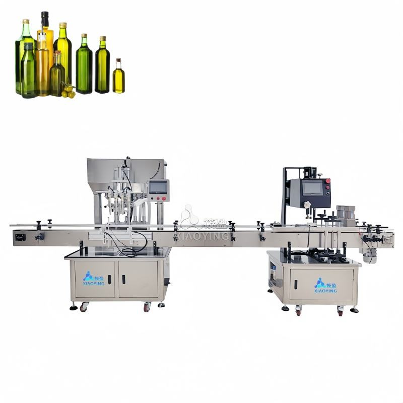 Macchina riempitrice liquida automatica a 4 ugelli per salsa piccante, miele in barattolo, salsa di pomodoro, succo, olio d'oliva, burro di arachidi
