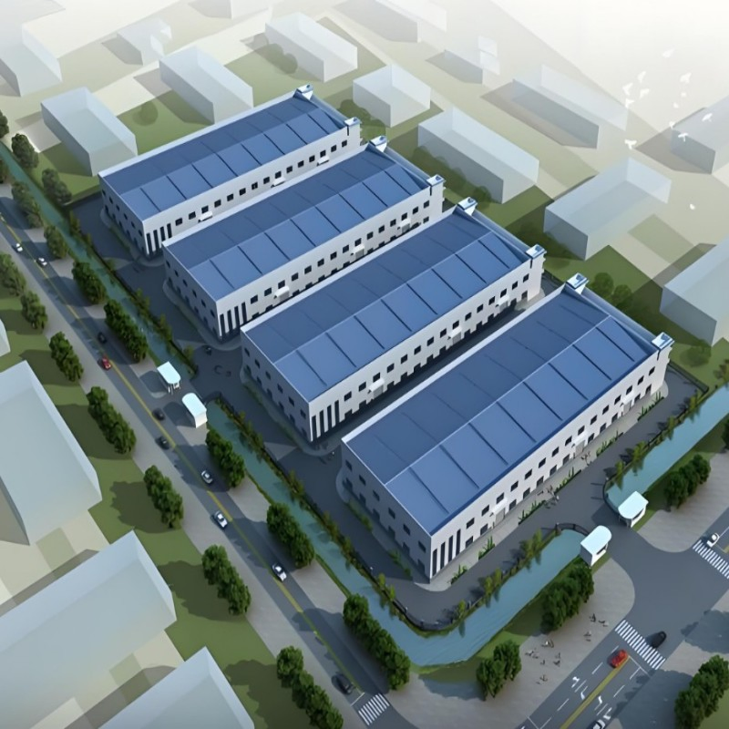 CE-zertifizierte Stahlhallenkonstruktion Stahlbauwerkstatt