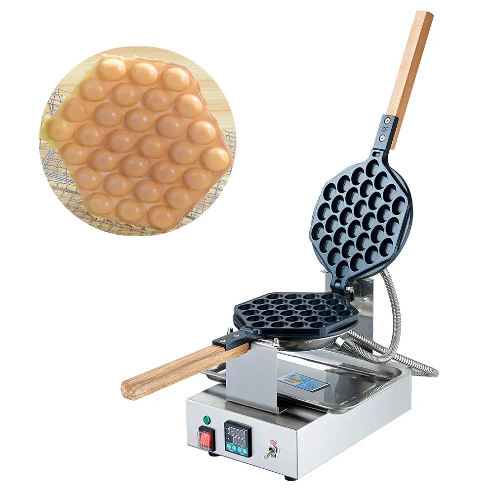 Electric Commercial Waffle Machine Bubble Waffle Maker with CE
