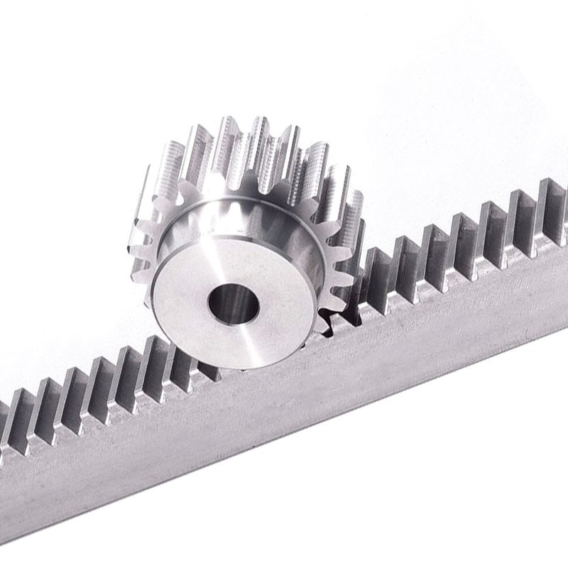 1.25m Helical Gear Rack and Pinion 2000 1400mm Spur Toothed Steel Rod Gear Rack for Cutter