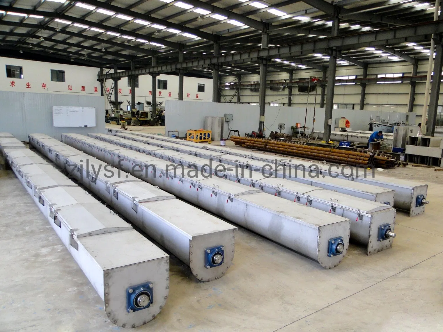 Stainless Steel Screw Conveyor for Fishmeal Machine, Steam Dried Fishmeal Production
