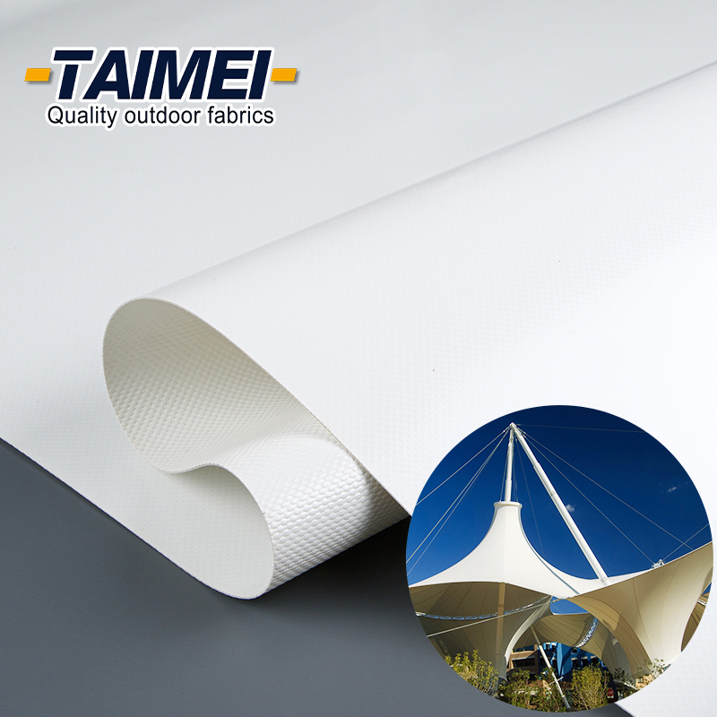 PVC Membrane Structure Carport Outdoor Tensile Membrane Structure Shelter Fabric for Event Wedding Party