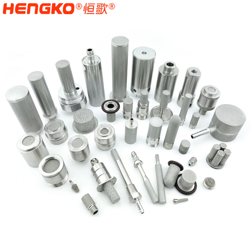 Hengko High Precision 1-120 Micron SS 316L Stainless Steel Porous Metal Sintered Tube Filter Cartridge