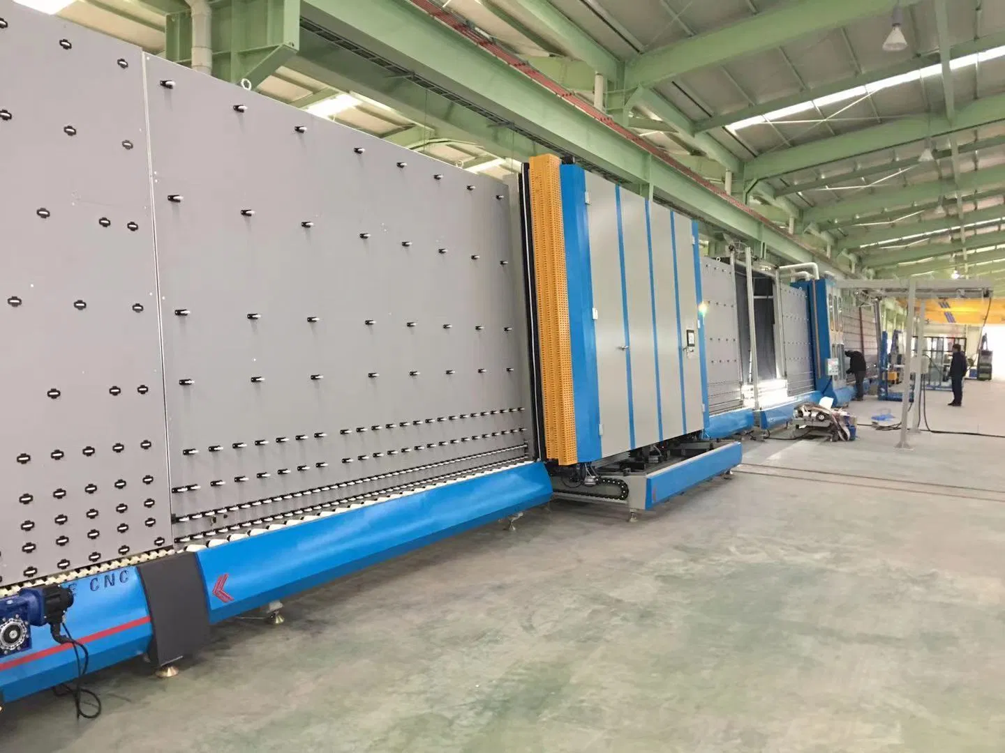 2850mm Height Double Glazing Glass Production Line for IGU Insulating Glass Making with Automatic Sealing Robot for Window and Door Processing