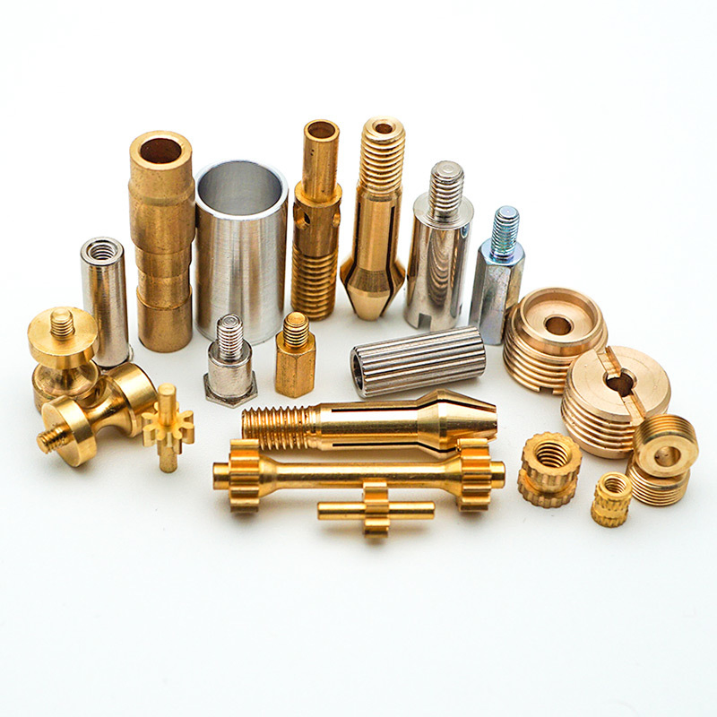 Kundenspezifische Präzisions-CNC-Bearbeitungskomponenten aus Aluminium und Messing