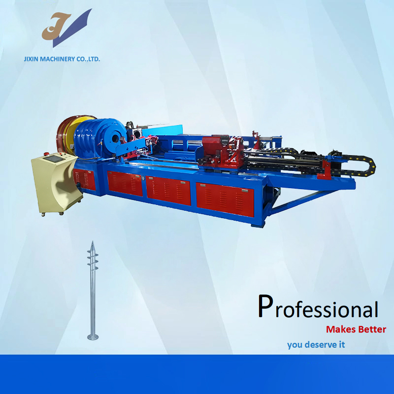 Large Diameter Street Lamp Post Taper Forming Machine, Ground Screw Machine