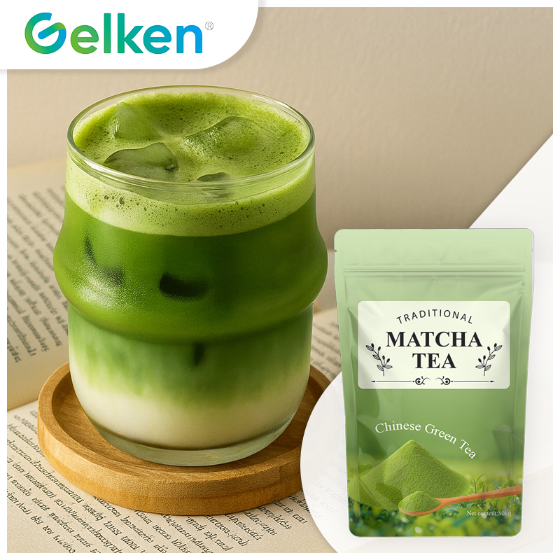 Polvere di matcha per shake densi, grado 3A, 1000 mesh, aggiunge corpo ai frullati