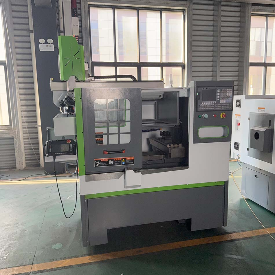 Overall Inclined Bed Linear Rail Truss Integrated High Rigidity CNC Lathe Milling Machine Tool