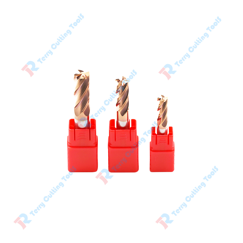 4-Flute 55° Flat End Milling Cutter for Steel Parts