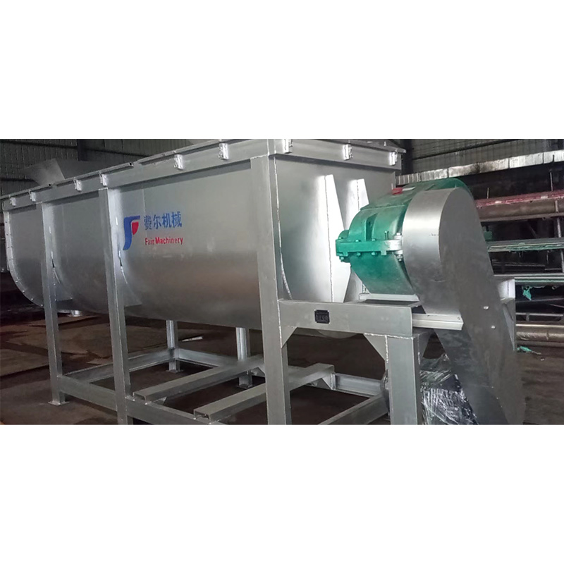 Heavy Duty Horizontal Screw Blender Helix Spiral Powder Mixing for Industry