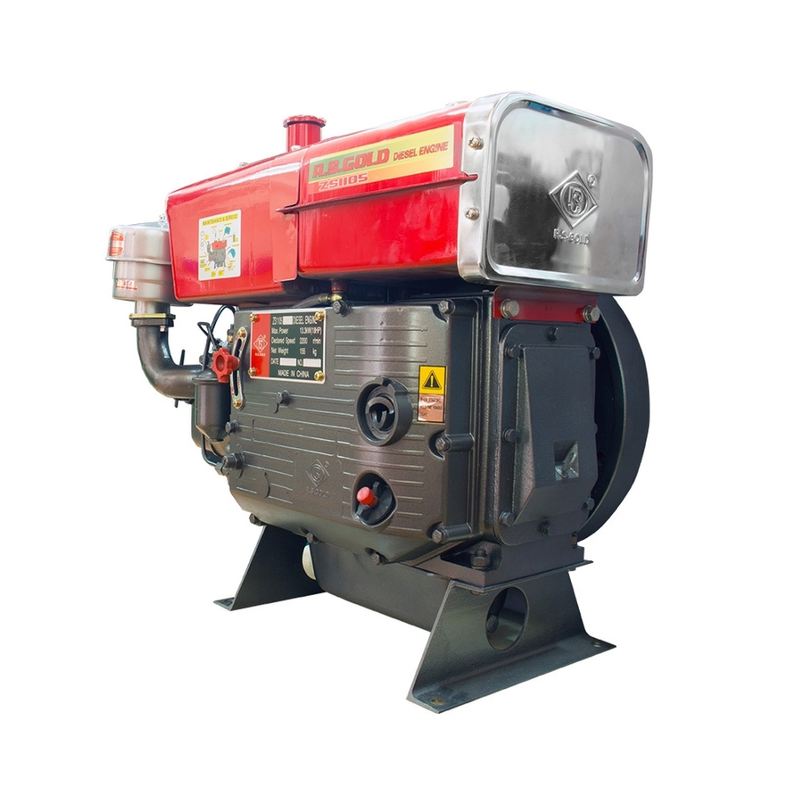 Individuelle Stoßfestigkeit Zs1105 Einzylinder-Dieselmotor