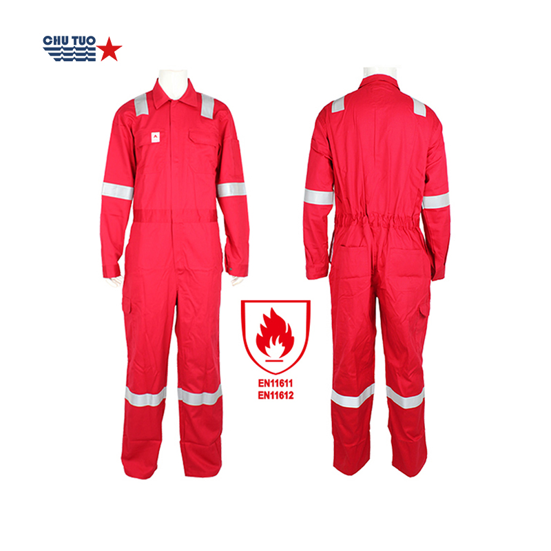 Cotton Reflective Tape Men's Fire Retardant Workwear Coverall