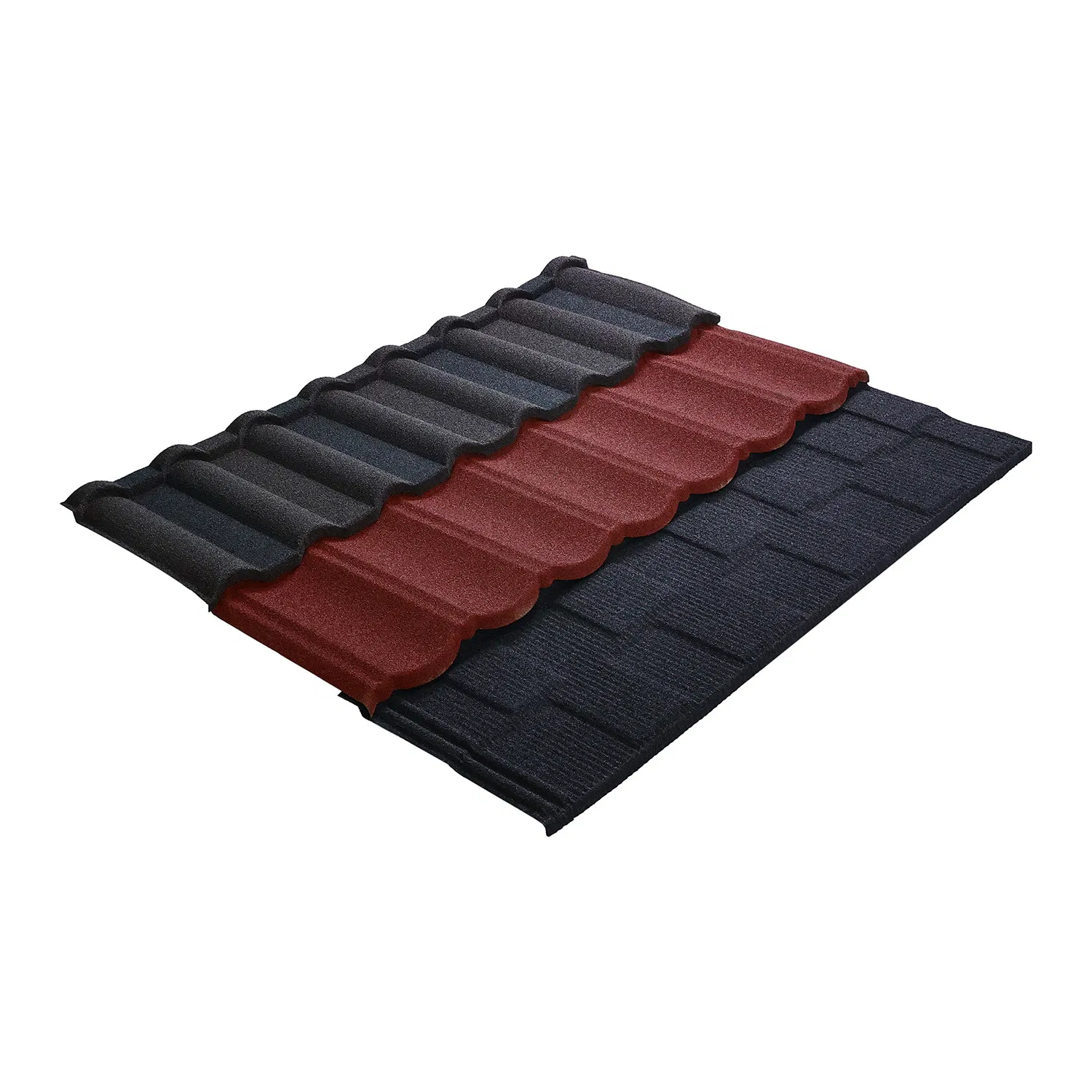 Zinc Aluminum Stone Coated Steel Metal Roof Tile