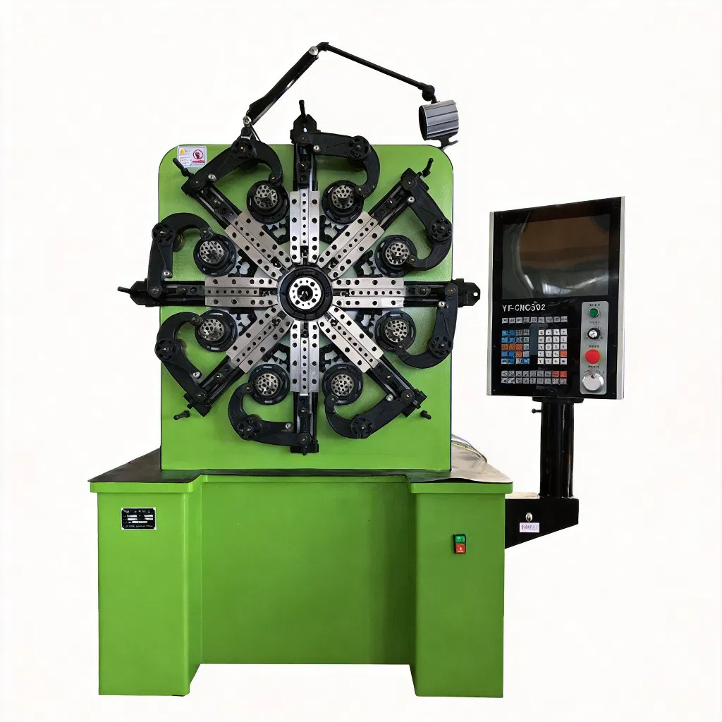 Yinfeng Yf-CNC-8350 3-5 Achsen φ1,0-5,0 mm Stahldraht-Rollladenfeder-Herstellungsmaschine
