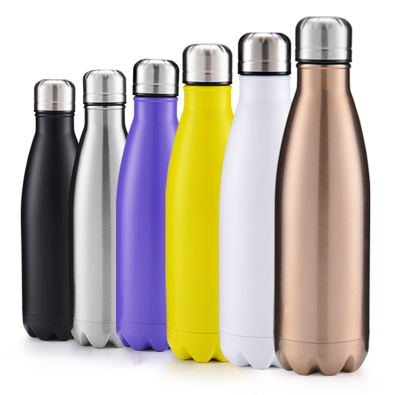 500ml Stainless Steel Sports Water Bottle Tumbler