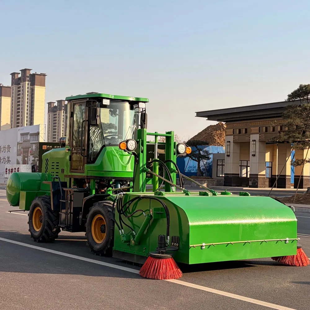 Road Sweeping Machine Loader with Sweeper Loader Mounted Sweeper