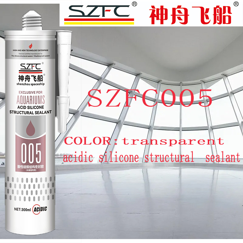 Szfc Acid Silicone Structural Sealant, Exclusive for Aquarium/Glass