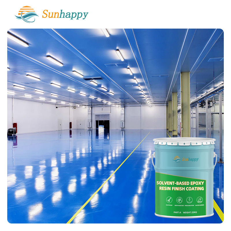 Quick-Drying Seamless Wear-Resistant Epoxy Floor Paint for Factory and Garage Floors