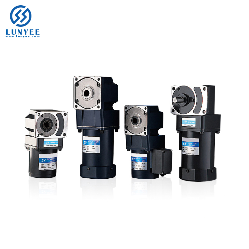 80mm Solid Right Angle Micro AC Gear Motor 25W High Torque Speed Control Motor