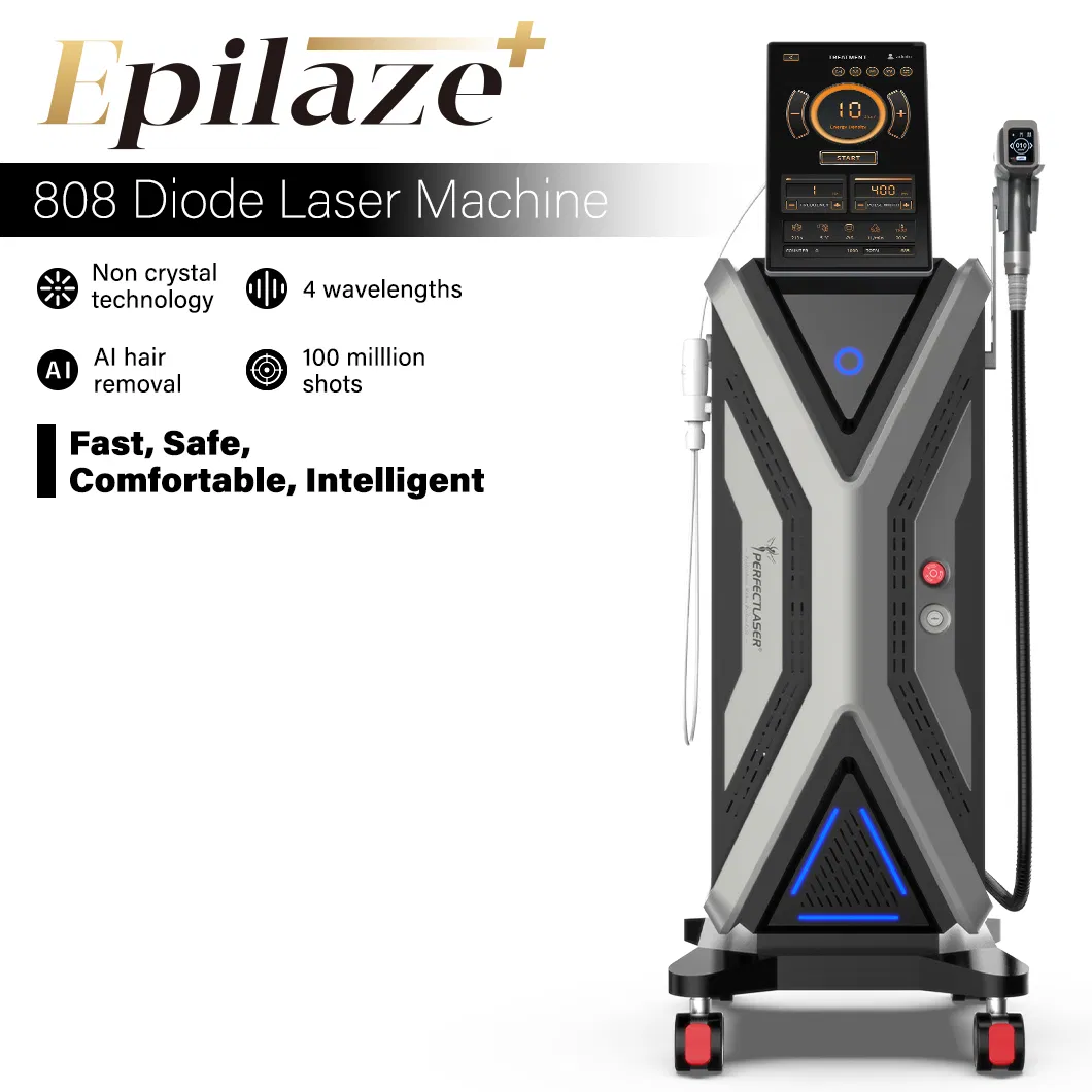 CE FDA 4 Wavelength Diode Laser Hair Removal Equipment