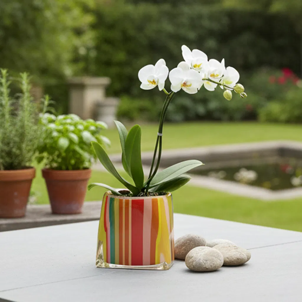 Durable Plastic Flower Pot for Indoor and Outdoor Herb Gardening