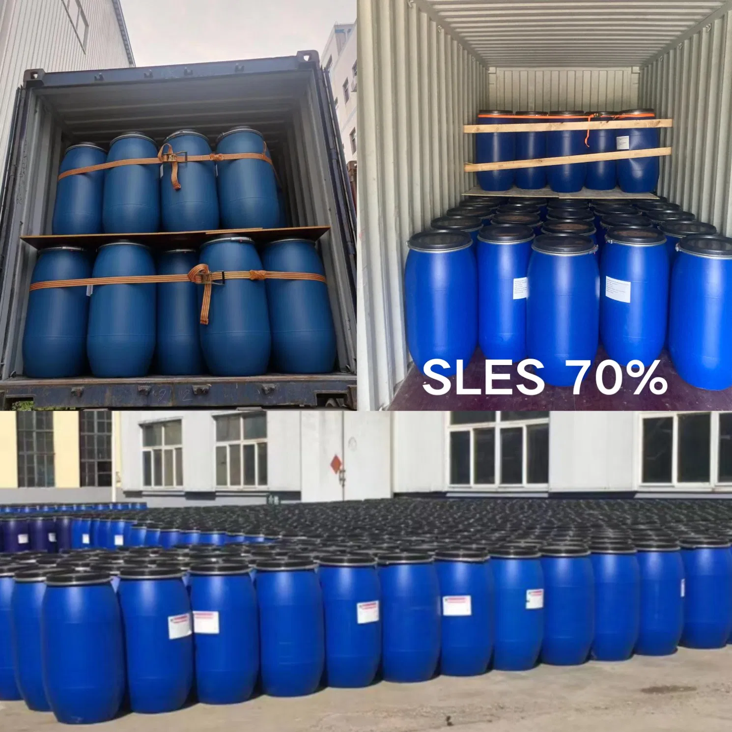 Solution de lauryl éther sulfate de sodium SLES 70 %
