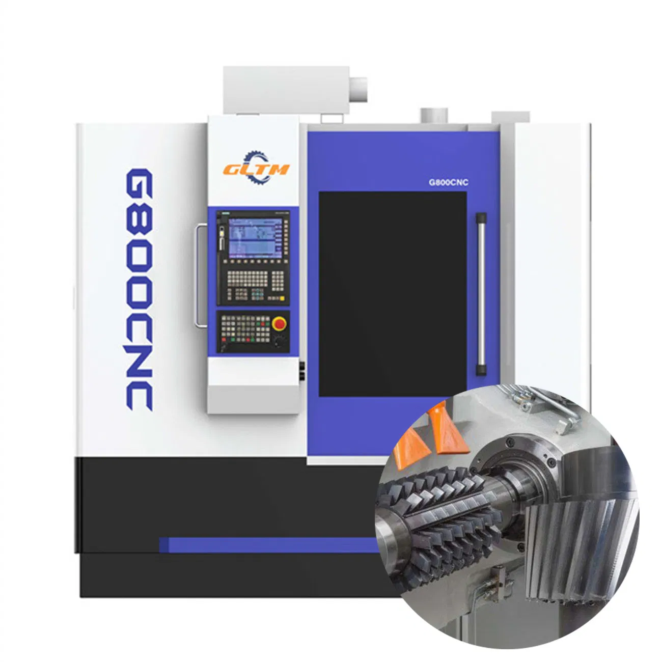 Máquina talladora de engranajes por fresado G800CNC con sistema Siemens 828D, diámetro máx. 800 mm
