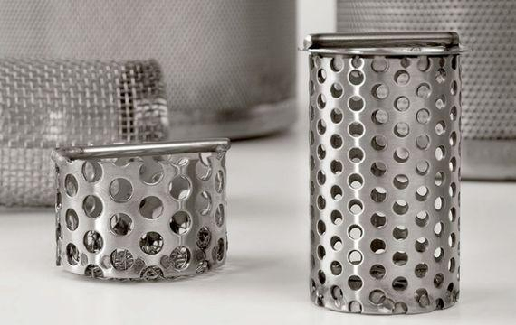 Hochtemperaturbeständiges feuerverzinktes perforiertes Metallfilterrohr für die chemische Industrie