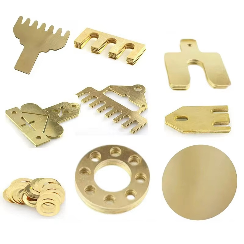 Brass Copper Gasket Washer Ultra-Thin Flat Custom Thickness 0.02-10 Sealing for Chemical Industry Use
