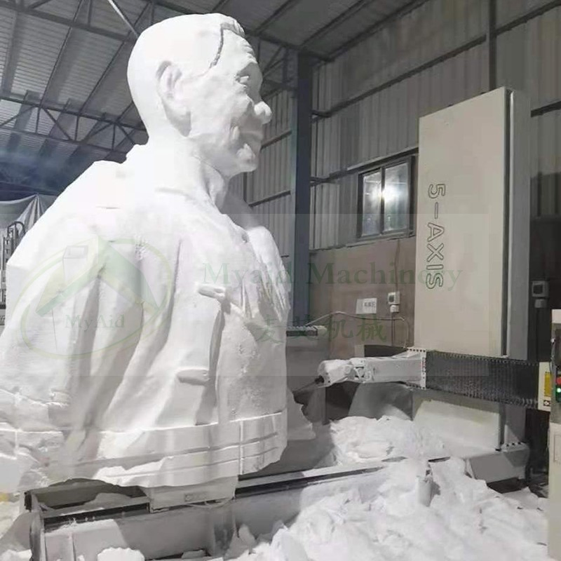 5 Axis CNC Router for Big Size Sculpture