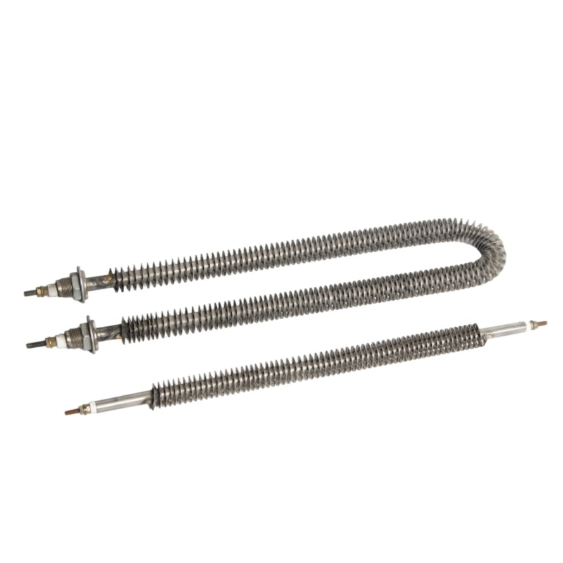 High Efficiency Industrial Electric Finned Tube PTC Heater with Aluminum Fins CE Certification for Air Heating Systems Industrial Ovens and Boiler Applications