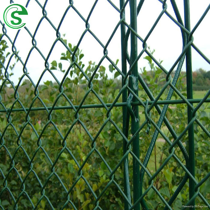 Galvanized Garden Chainlink Fence 8 Foot Chain Link Fence