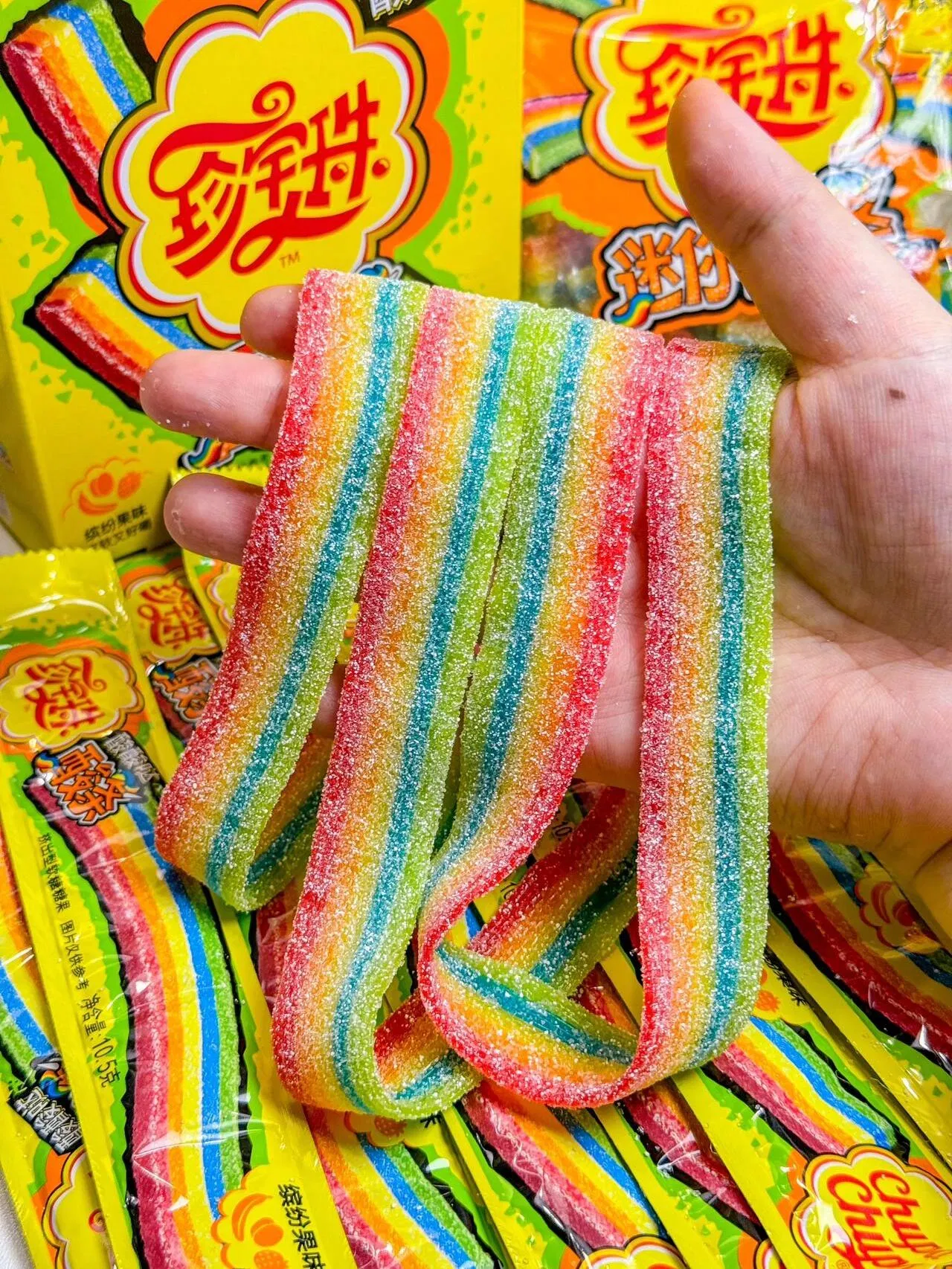 Full Automatic Colorful Sour Candy Production Line