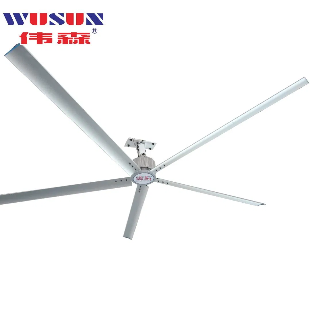 مروحة سقف صناعية كبيرة PMSM HVLS (24 قدم - 20 قدم - 17 قدم - 14 قدم - 11 قدم)